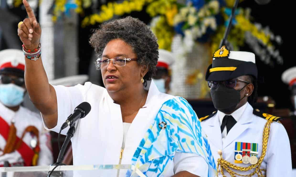 Mia Mottley Barbados first female leader on a mission to transform island  bilde