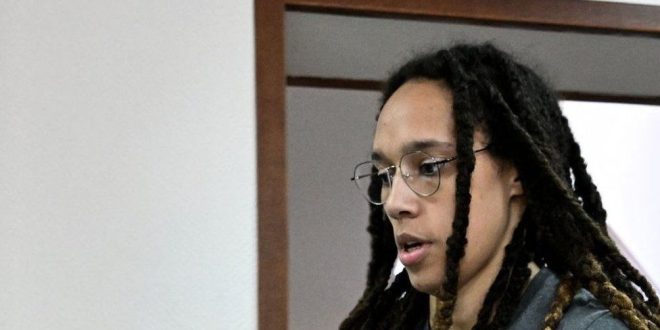 Brittney Griner: US basketball star detained in Russia asks Biden for help