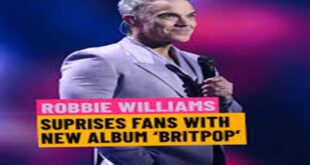 Avec « Britpop », Robbie Williams signe un retour nostalgique dans les années 1990.. Vidéo