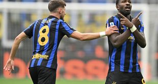 Italie: l&rsquo;Inter Milan, renversant, rejoint la Lazio en tête et Juventus maîtrise facilement Lecce grâce à un grand Douglas Luiz.. Vidéos